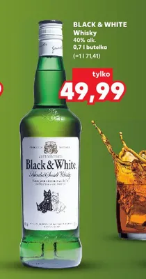 Whisky Black & White promocja w Kaufland