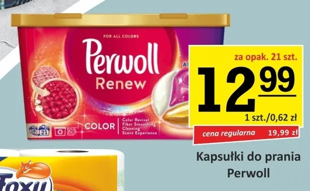 Kapsułki do prania Perwoll Renew Color promocja w Gram Market