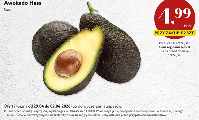 Awokado Hass promocja w Market Point