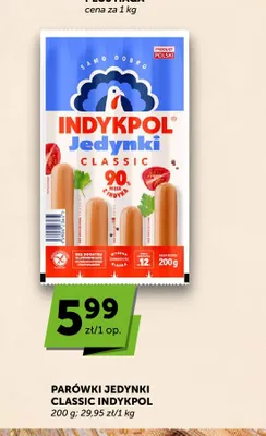 Parówki Jedynki Classic Indykpol 200 g promocja w ABC