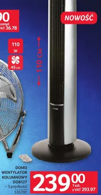 Wentylator kolumnowy Domo DO8127 promocja w Selgros
