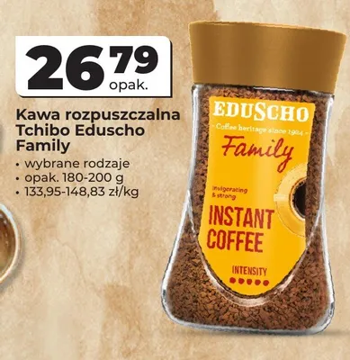Kawa rozpuszczalna Tchibo Eduscho Family promocja w Odido