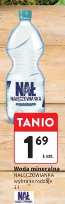 Woda mineralna Nałęczowianka promocja w Intermarche