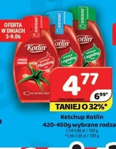 Ketchup Kotlin Łagodny promocja w Delfin