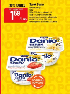 Serek Danio waniliowy Danone promocja w POLOmarket