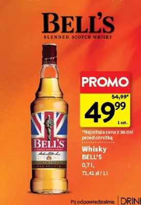 Whisky Bell's Original promocja w Intermarche