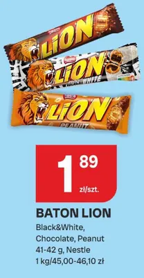 Baton Lion Black&White Nestle promocja w Chorten