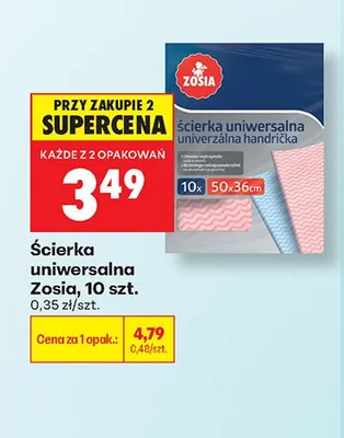 Ścierka uniwersalna Zosia promocja w Biedronka