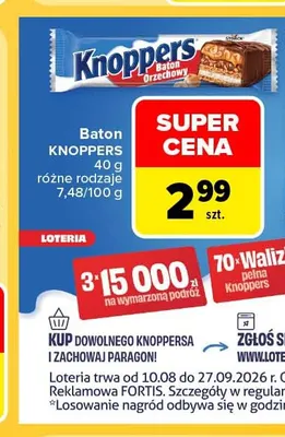 Baton Knoppers promocja w Carrefour
