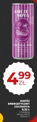 Napój energetyczny Cocosova z marakują promocja w Duży Ben