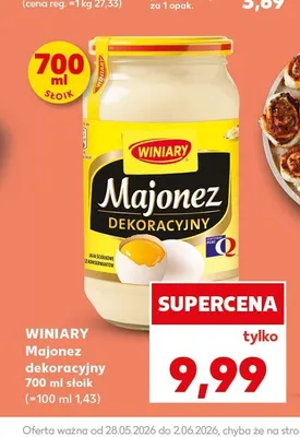 Majonez dekoracyjny Winiary promocja w Kaufland