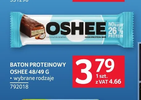 Baton proteinowy Oshee promocja w Selgros