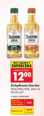 Wódka z miętą promocja w Biedronka