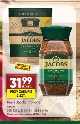 Kawa rozpuszczalna Jacobs Kronung słoik promocja w Avita