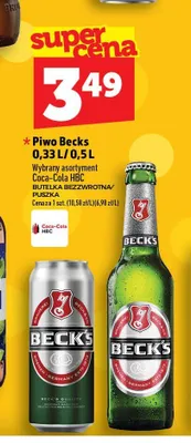 Piwo Beck's promocja w TOPAZ