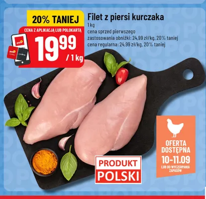 Filet z piersi kurczaka promocja w POLOmarket