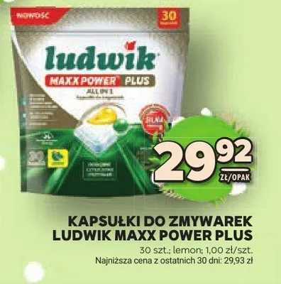 Kapsułki do zmywarek maxx power plus promocja w Stokrotka