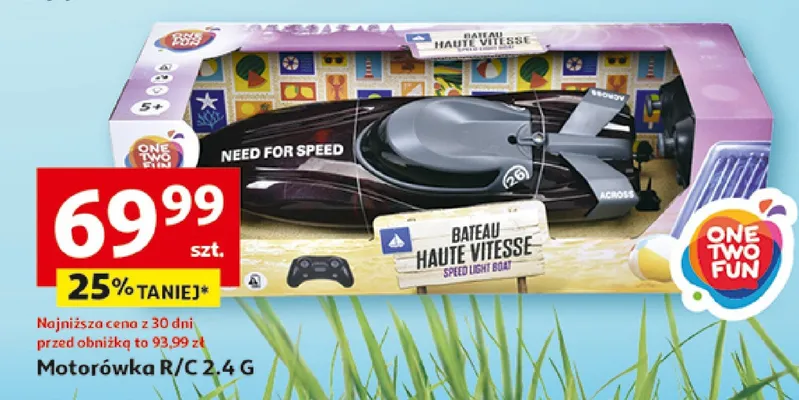 Motorówka R/C 2.4 G promocja w Auchan