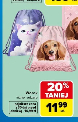Worek Cleo & Frank promocja w Carrefour