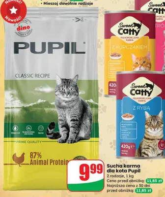 Mokra karma dla kota różne rodzaje promocja w Dino