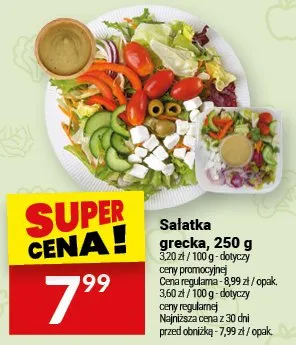 Sałatka grecka Białecki Kuchnia promocja w Twój Market