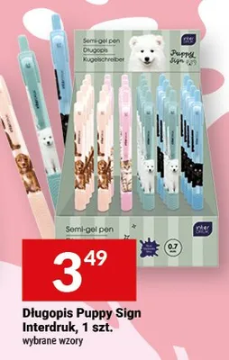 Długopis Puppy Sign Interdruk promocja w Twój Market