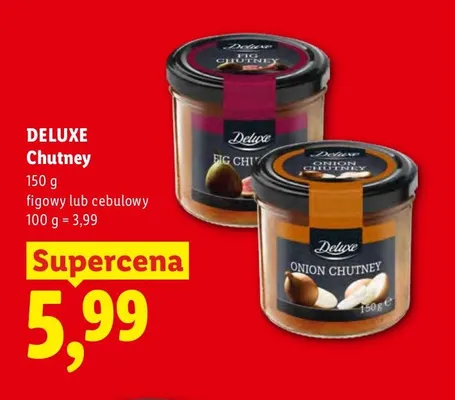 Chutney cebulowy Deluxe promocja w Lidl