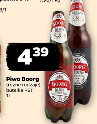 Piwo Boorg promocja w Netto