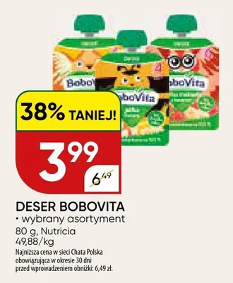 Deser BoboVita promocja w Chata Polska