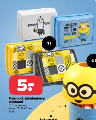 Pojemnik śniadaniowy Minionki 1 l promocja w Netto