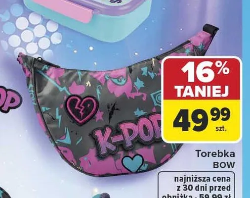 Torebka BOW CoolPack promocja w Carrefour