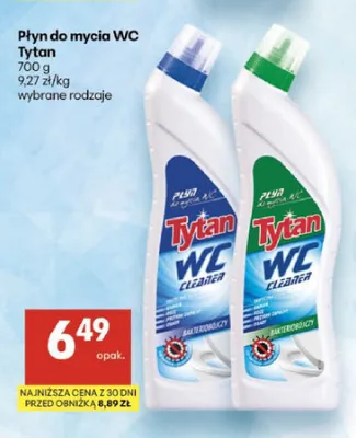Płyn do mycia WC Tytan promocja w Delikatesy Centrum