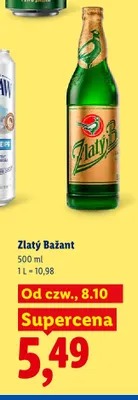 Piwo Zlatý Bažant promocja w Lidl