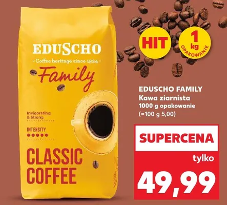 Kawa ziarnista promocja w Kaufland