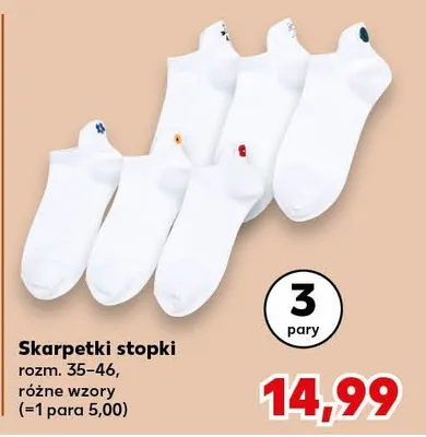 Skarpetki stopki rozm. 35-46 promocja w Kaufland