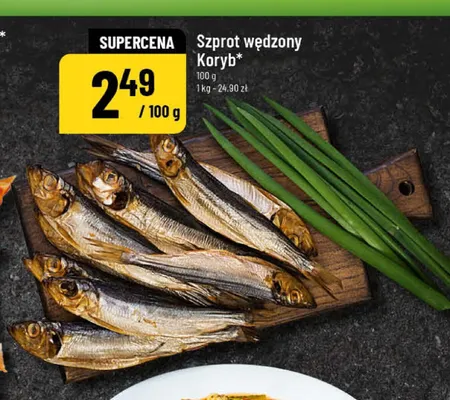 Szprot wędzony Koryb promocja w POLOmarket