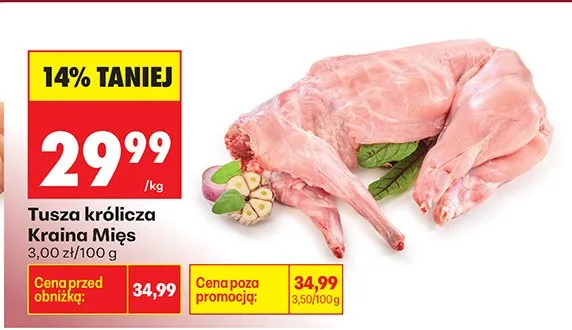 Tusza królicza  promocja w Biedronka