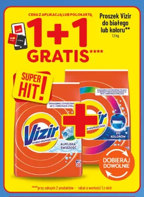 Proszek Vizir do białego promocja w POLOmarket
