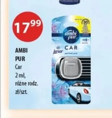 Odświeżacz samochodowy Ambi Pur Car promocja w Drogerie Laboo