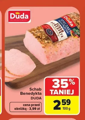 Schab Benedykta Duda promocja w Carrefour
