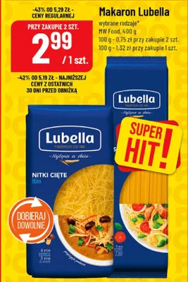 Makaron Lubella promocja w POLOmarket