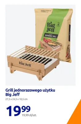 Grill jednorazowego użytku Big Jeff promocja w Action