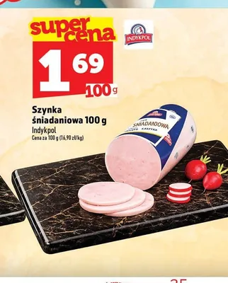 Szynka śniadaniowa Indykpol promocja w TOPAZ