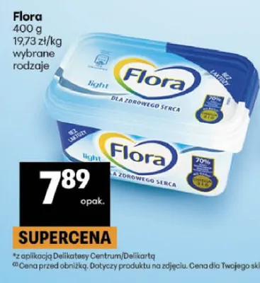 Margaryna Flora promocja w Delikatesy Centrum