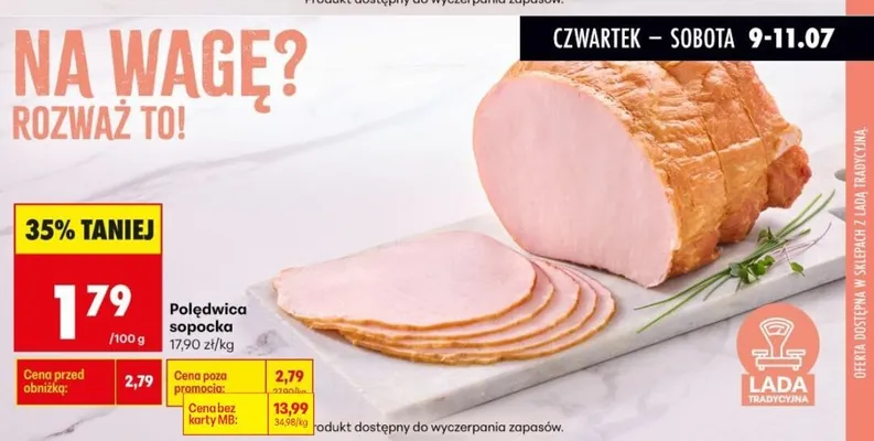Polędwica sopocka promocja w Biedronka