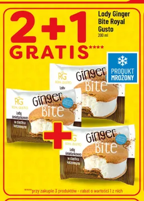 Lody Ginger Bite Royal Gusto promocja w POLOmarket
