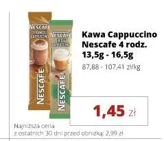 Kawa Cappuccino Nescafe promocja w Torimpex Toruńska Sieć Sklepów Spożywczych