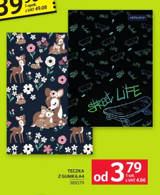 Teczka z gumką A4 Astra promocja w Selgros