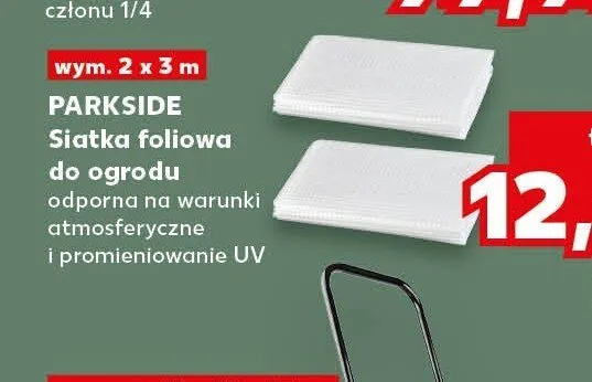 Siatka foliowa do ogrodu Parkside promocja w Kaufland