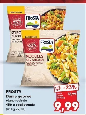 Danie gotowe Frosta Noodles and Chicken promocja w Kaufland